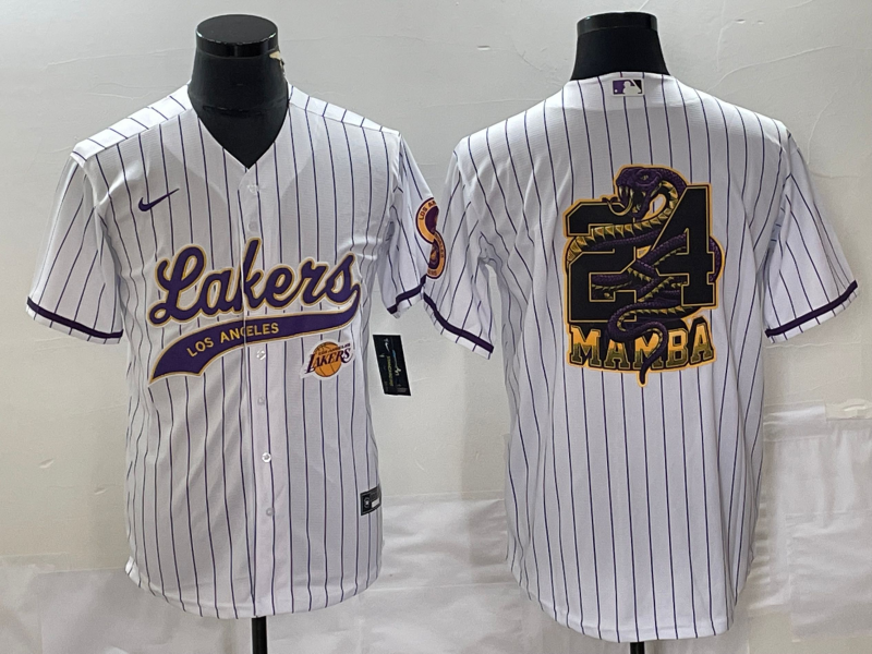 Men Los Angeles Lakers #24 Bryant white 2024 NBA Jersey2024112003->los angeles lakers->NBA Jersey